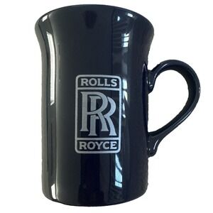 Rolls Royce Vintage Coffee Mug England 80s Dealership Rare Luxury Car NEW